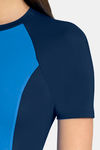 Amante Bodysuit With Removable Pads - Blue New Navy — thumbnail 4